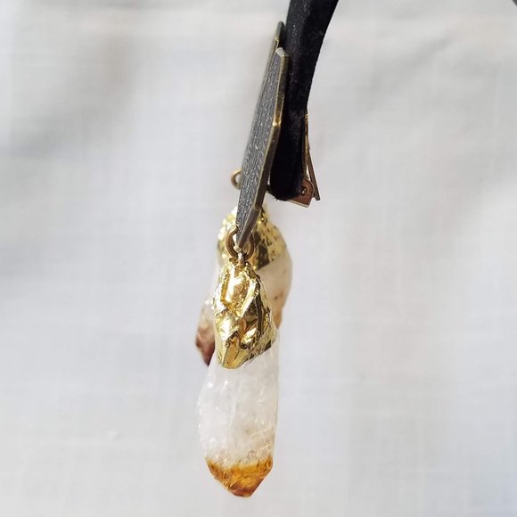 Karen Roache Unique Chinese Good Luck Crystal Clip-on Earrings - Picture 5 of 15